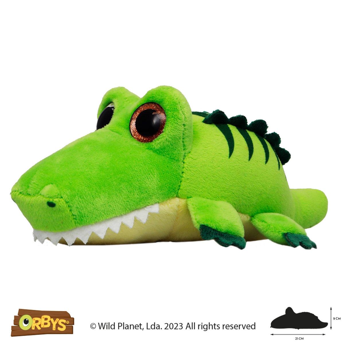 Peluche crocodile Orbys