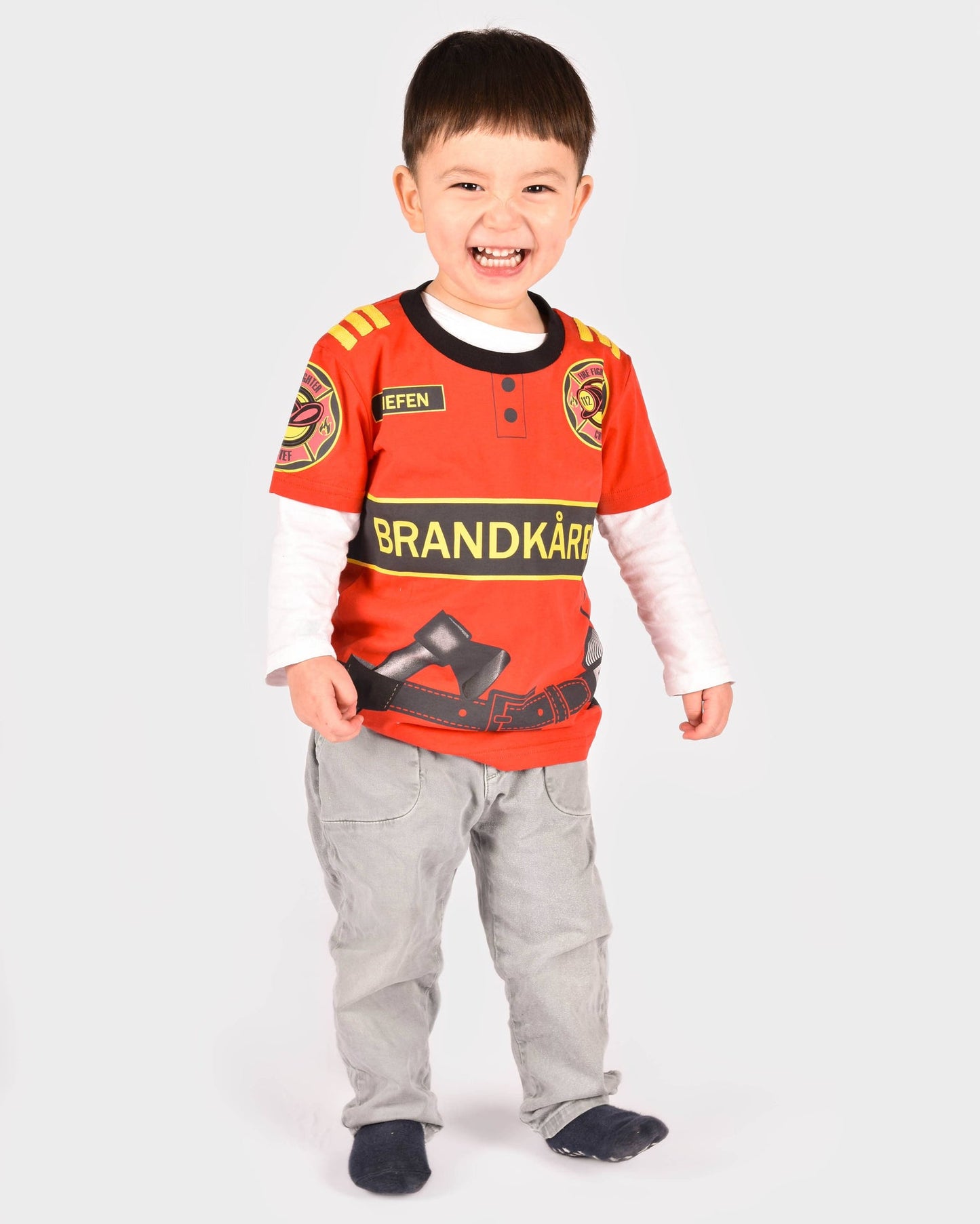 T-shirt Fire-Fighter en coton biologique 98-104 Cl
