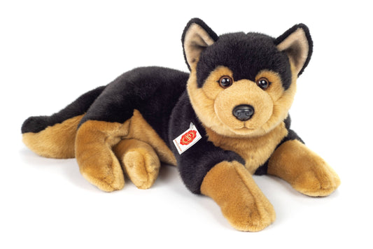 Peluche Chien berger allemand couché