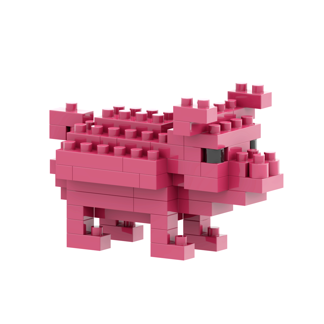 Carte postale BRIXIES cochon porte-bonheur