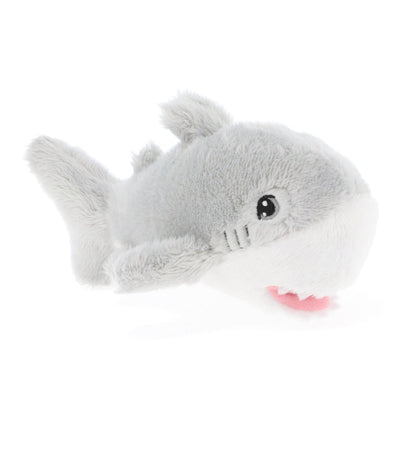 Mini peluche requin gris Keeleco Collectables 12 cm, vue de profil