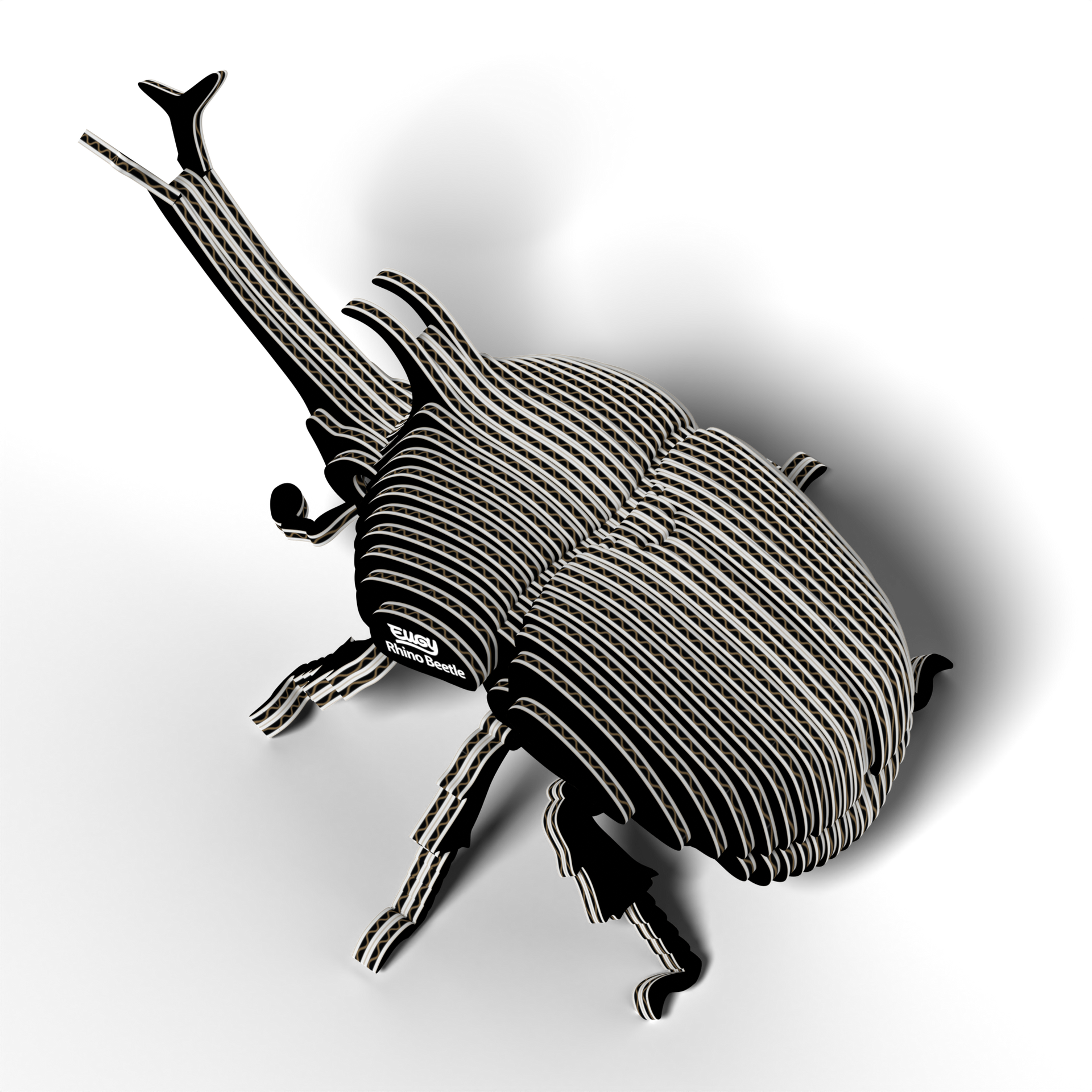 eugy 3d scarabee rhinoceros