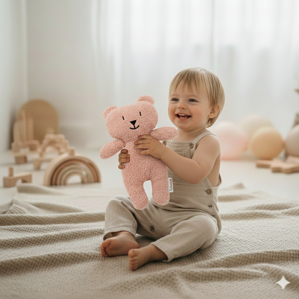 Peluche Ours Teddy - Rose