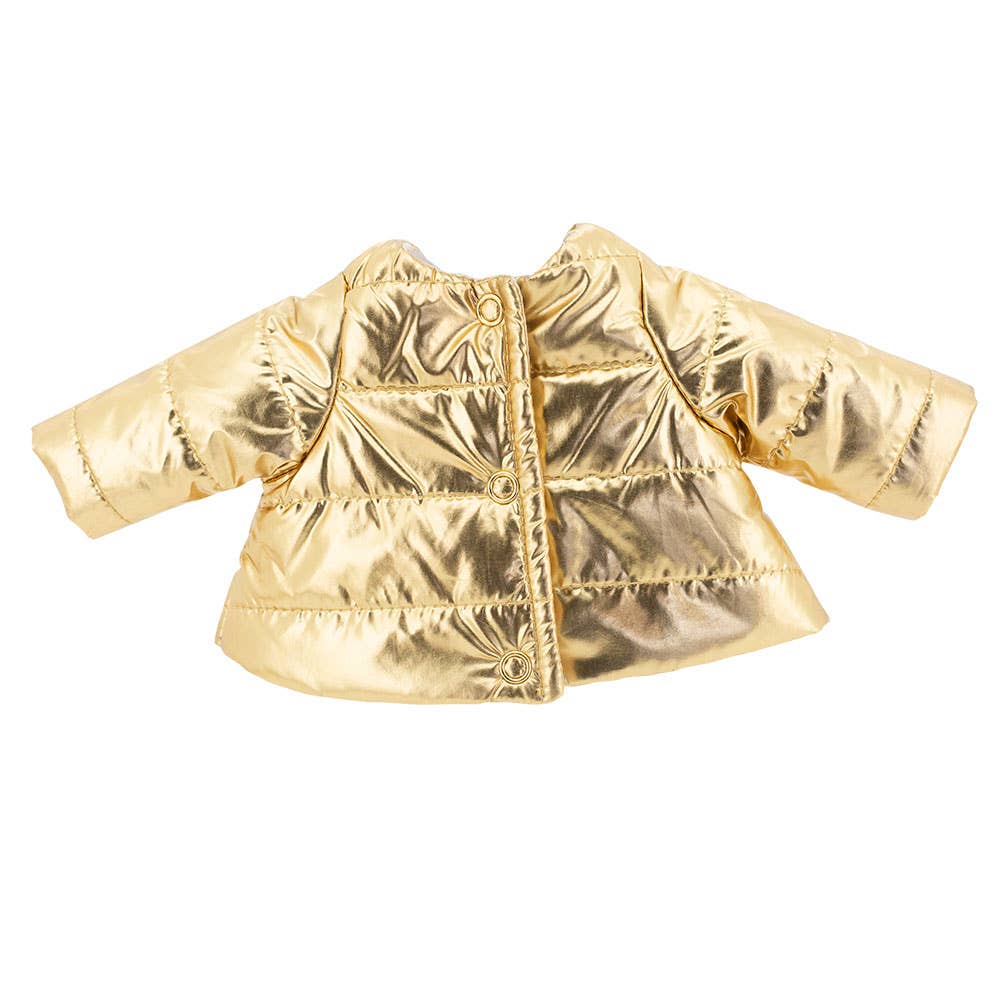 Ensemble de vêtements : veste dorée