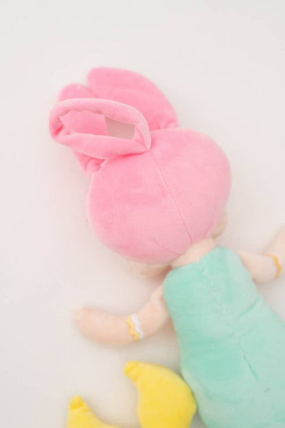 Poupée Sirène Lisa en Tissu – Turquoise et Rose