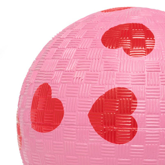 Petit Ballon Cœurs - Rose  