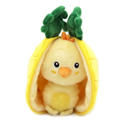 Peluche réversible Nugget le poussin/ananas – Flipetz – vue 6