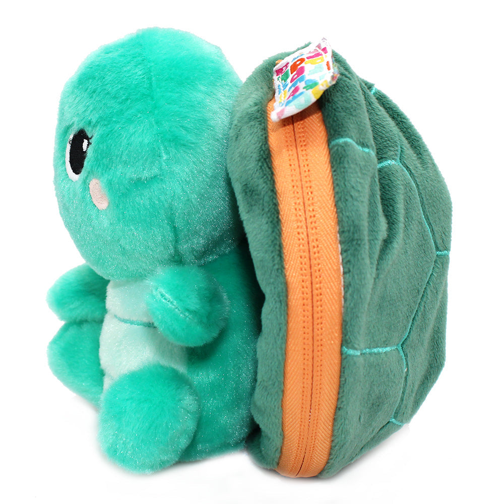 Peluche réversible Corvet la tortue/pêche – Flipetz – vue 9