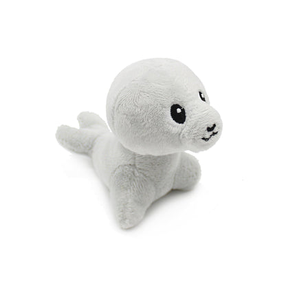 Peluche otarie Ploufou maman et son bébé gris clair – Les Ptipotos – vue 7