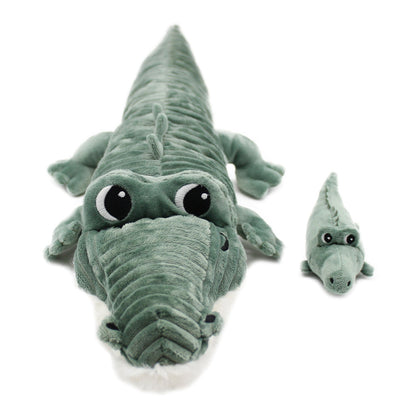 Peluche crocodile Croketou maman et son bébé vert – Les Ptipotos – vue 6