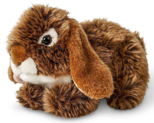 Peluche Lapin Bélier Couché - Marron Uni Toys