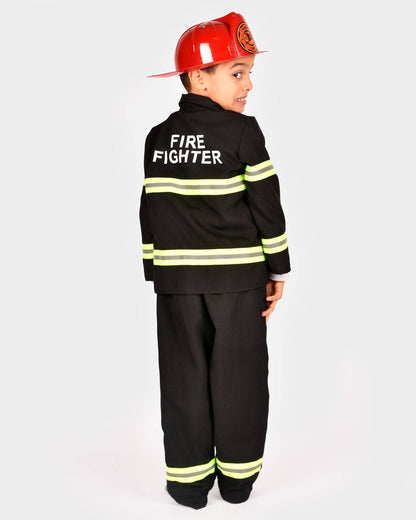 Déguisement de pompier Den Goda Fen 4-6 ans, taille 110-116, 4 pièces