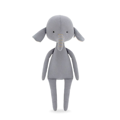 Peluche en coton, Alicia l'éléphant sirène : 29 cm, dès 3 ans
