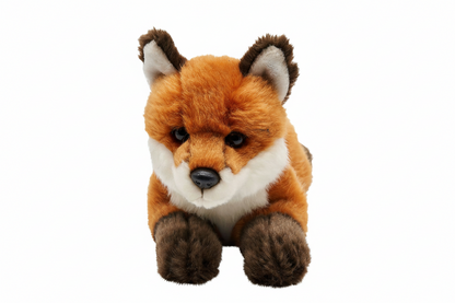 Peluche Renard roux couché