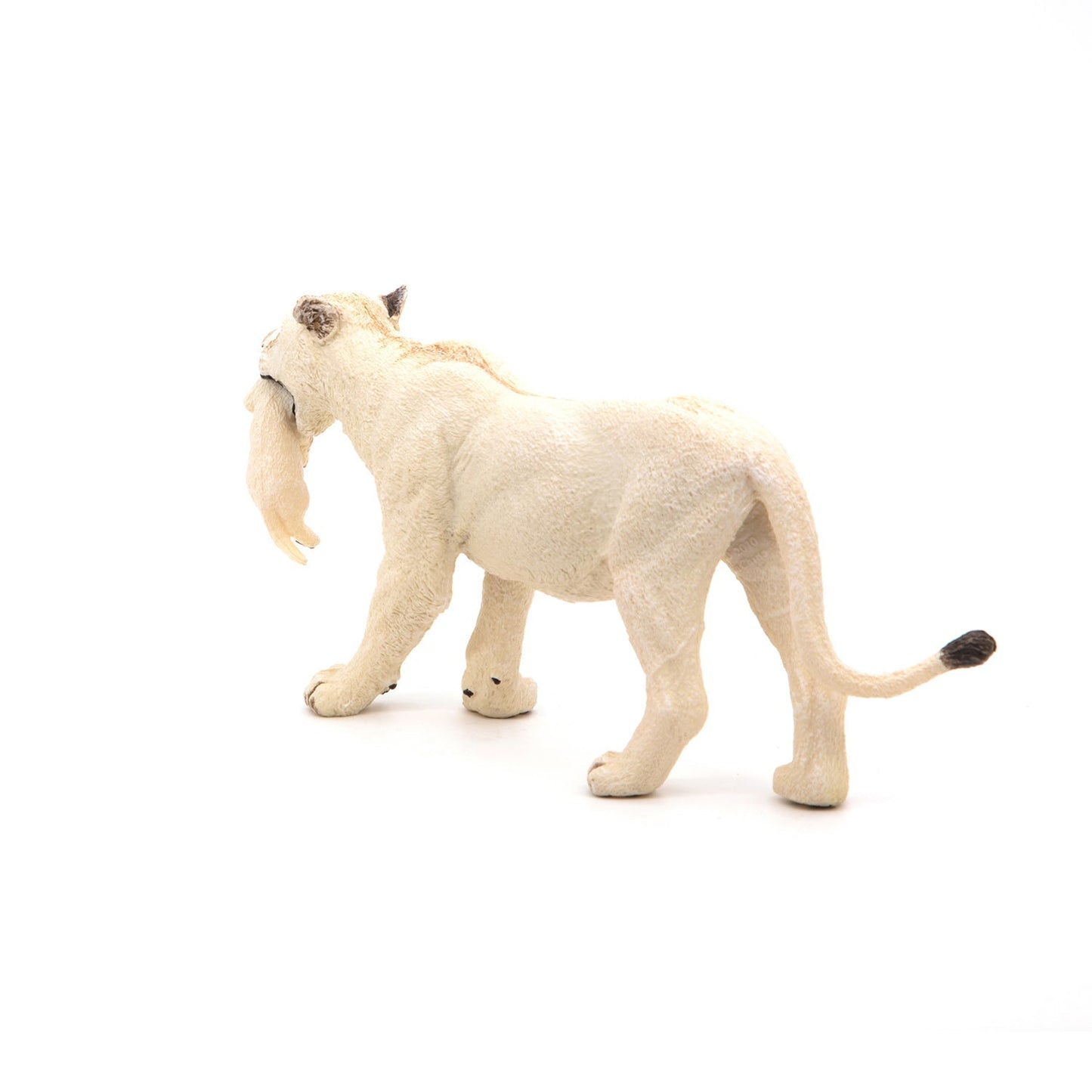 Figurine Lionne blanche avec lionceau