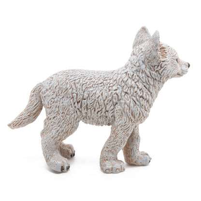 Figurine Jeune loup polaire