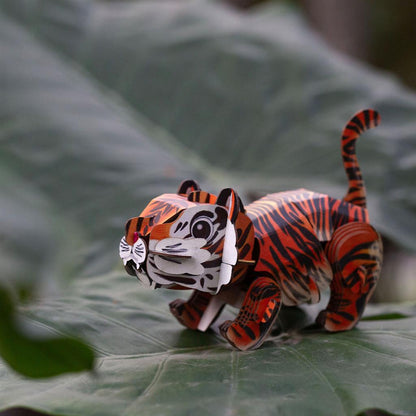 Puzzle 3D Construction - Tigre