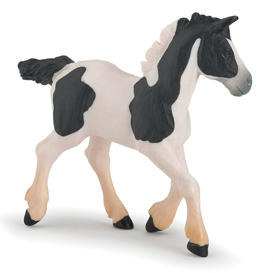 Figurine Poulain cob pie noir  