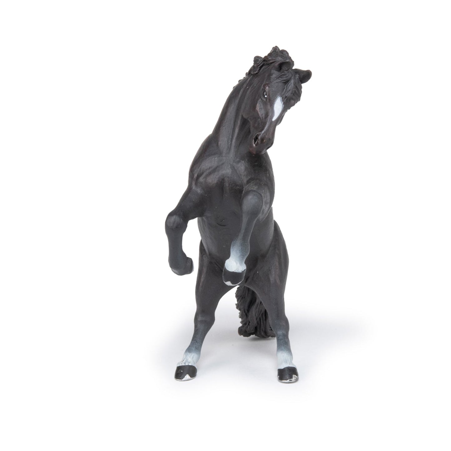 Figurine Cheval cabré noir