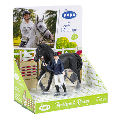 Figurine Pénélope et Blacky