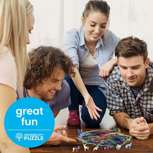 Puzzle Lion moderne
