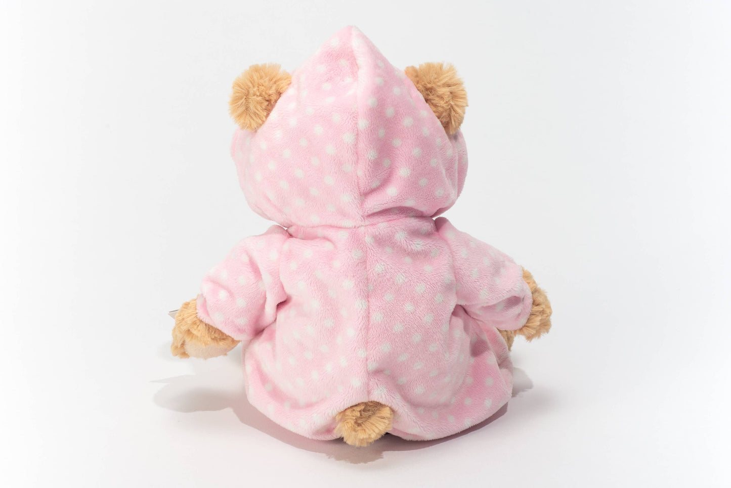 Peluche ours en pyjama rose