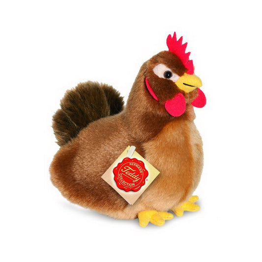 Peluche Poule Marron