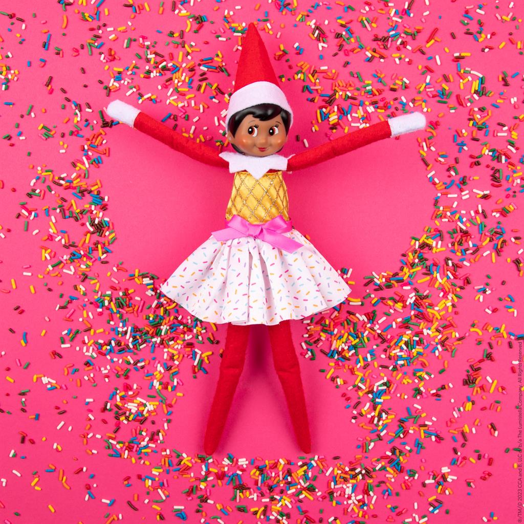 The Elf On The Shelf - Robe De Fête Crème Glacée
