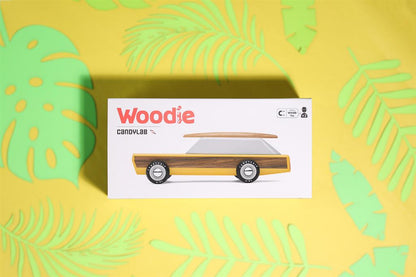 Voiture en Bois Candycar World - Break avec Planche de Surf