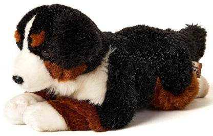 Peluche Bouvier bernois, couché