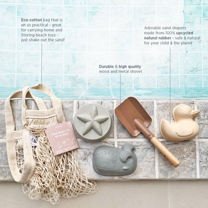 Set de moules à sable Sand Shaper Trio – HEVEA