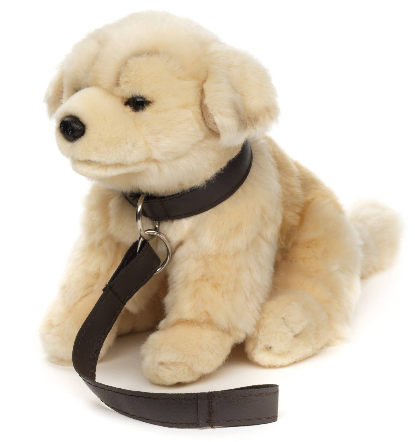Peluche Golden Retriever (avec laisse)