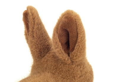 Peluche Lapin brun assis