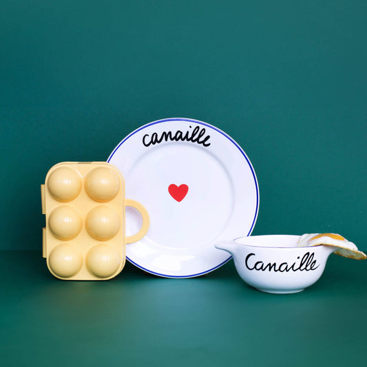 Assiette LA FAMILLE S'ÉCLATE - Canaille