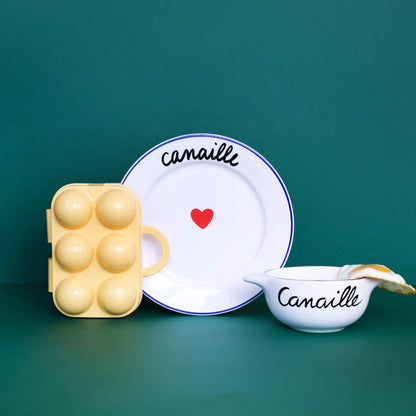 Assiette La Famille S’éclate - Canaille
