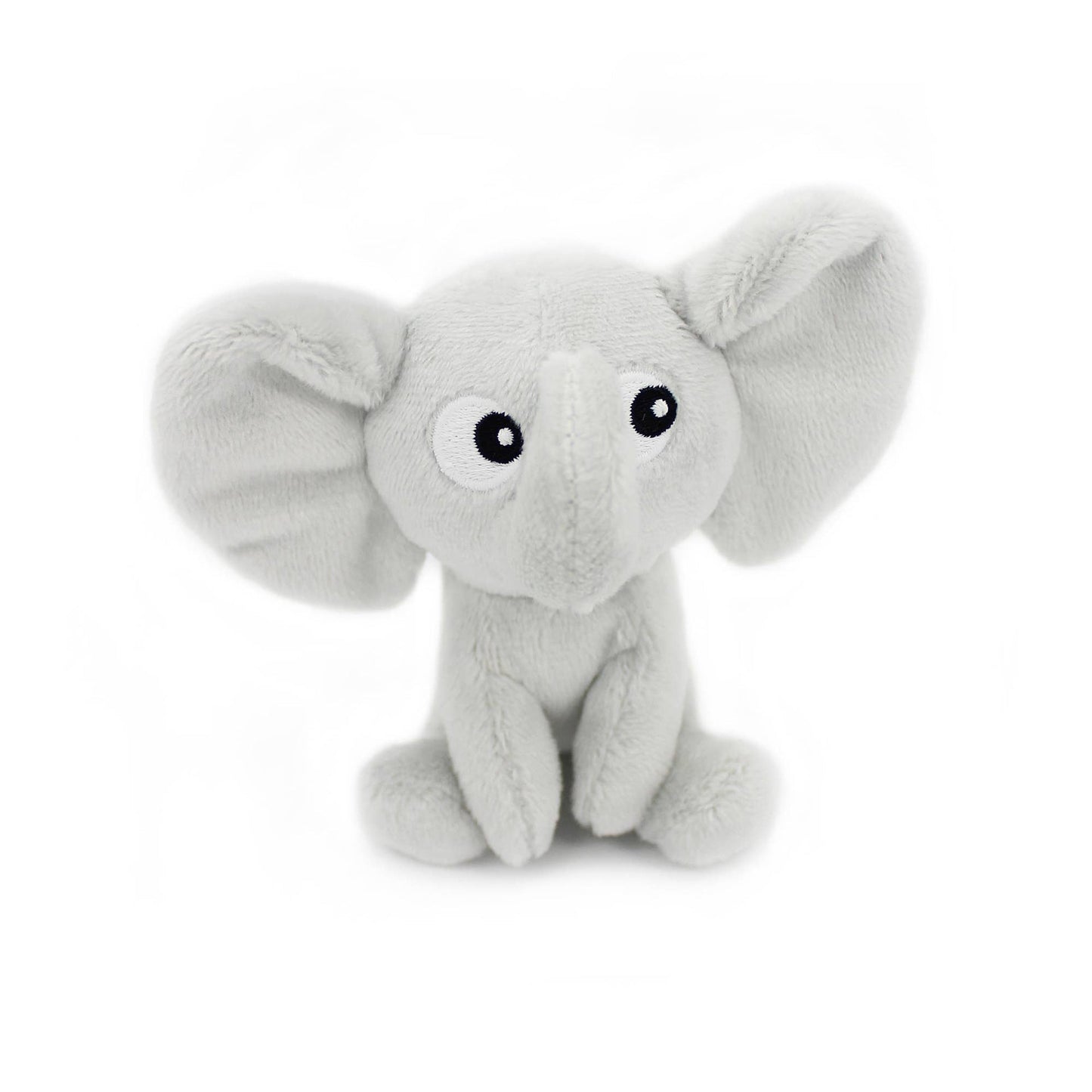 Peluche éléphant Dimoitou maman et son bébé gris clair – Les Ptipotos