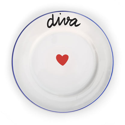 Assiette La Famille S’éclate - Diva – vue principale