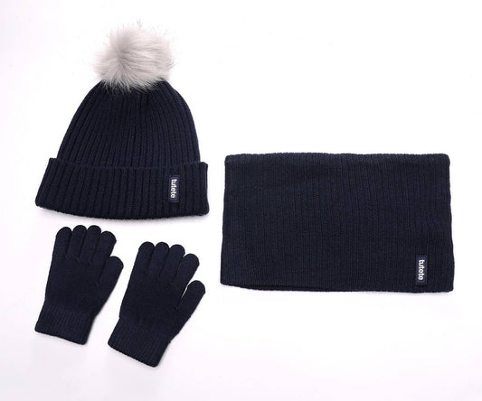 Ensemble d'Hiver Bleu marine - Forêt Magique