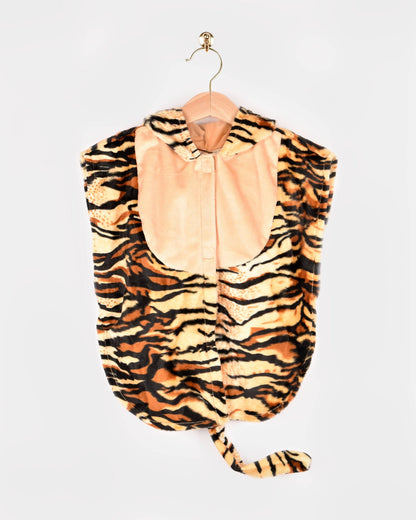 Mini cape tigre pour enfants 1 à 4 ans, tailles 86-110