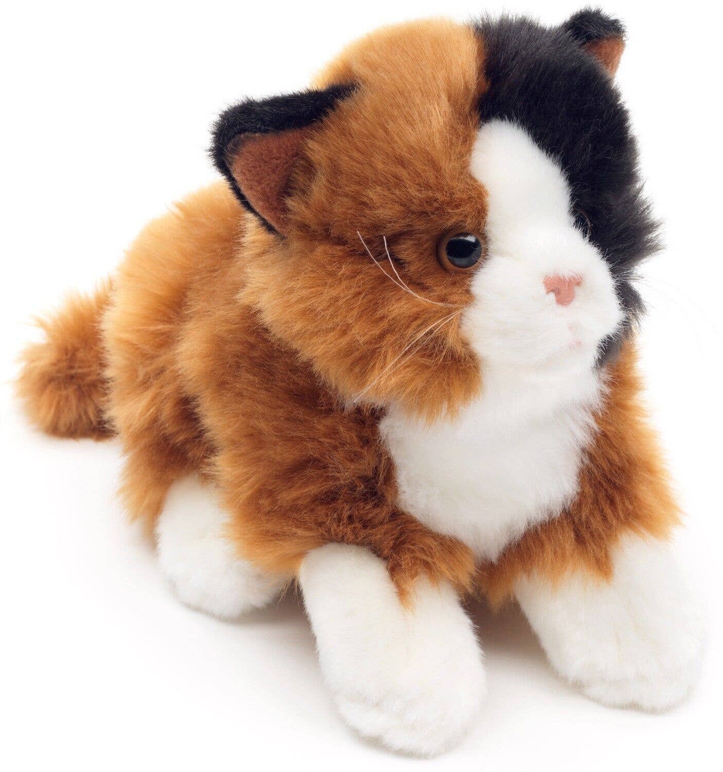 Peluche Chat couché (Calico)