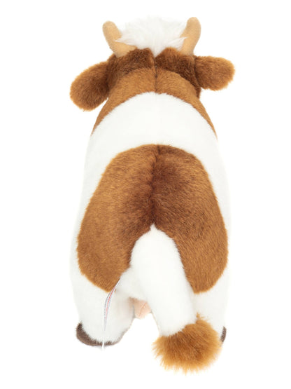 Peluche Vache marron et blanche
