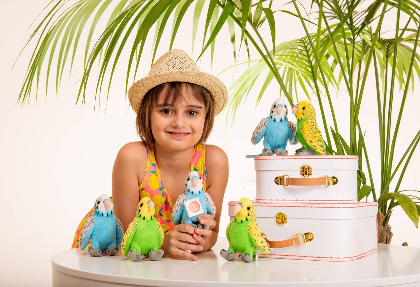 Peluche Perruche verte