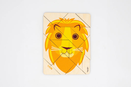 Puzzle en bois Lion