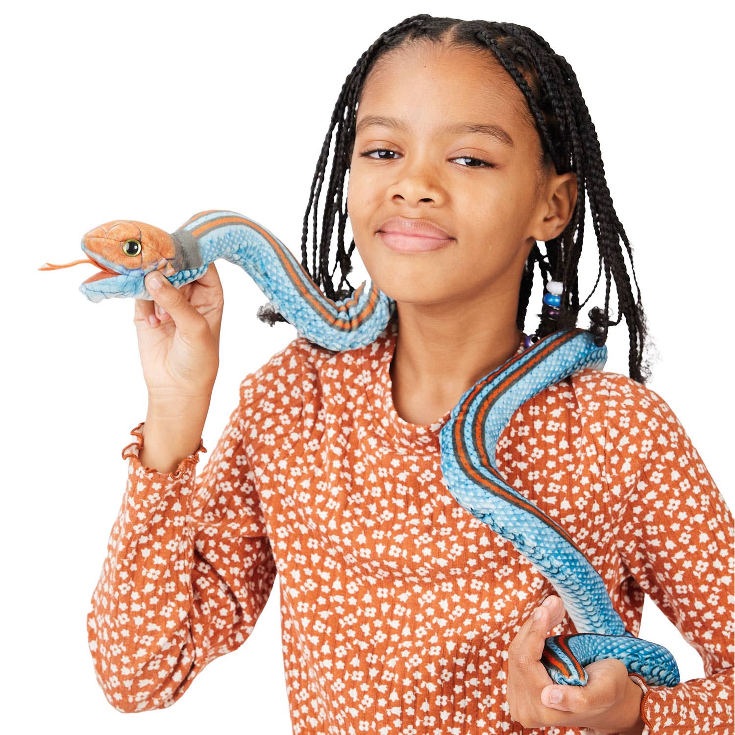 Marionnette à main San Francisco Jarter Snake 3210/Jarter Snake Folkmanis réaliste