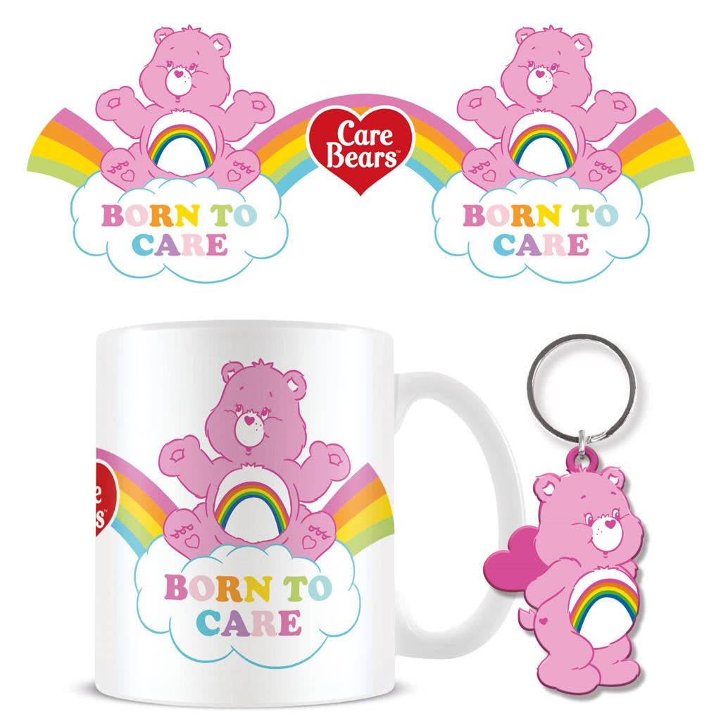Ensemble Tasse & Porte-clés Bisounours - Nés pour Prendre Soin