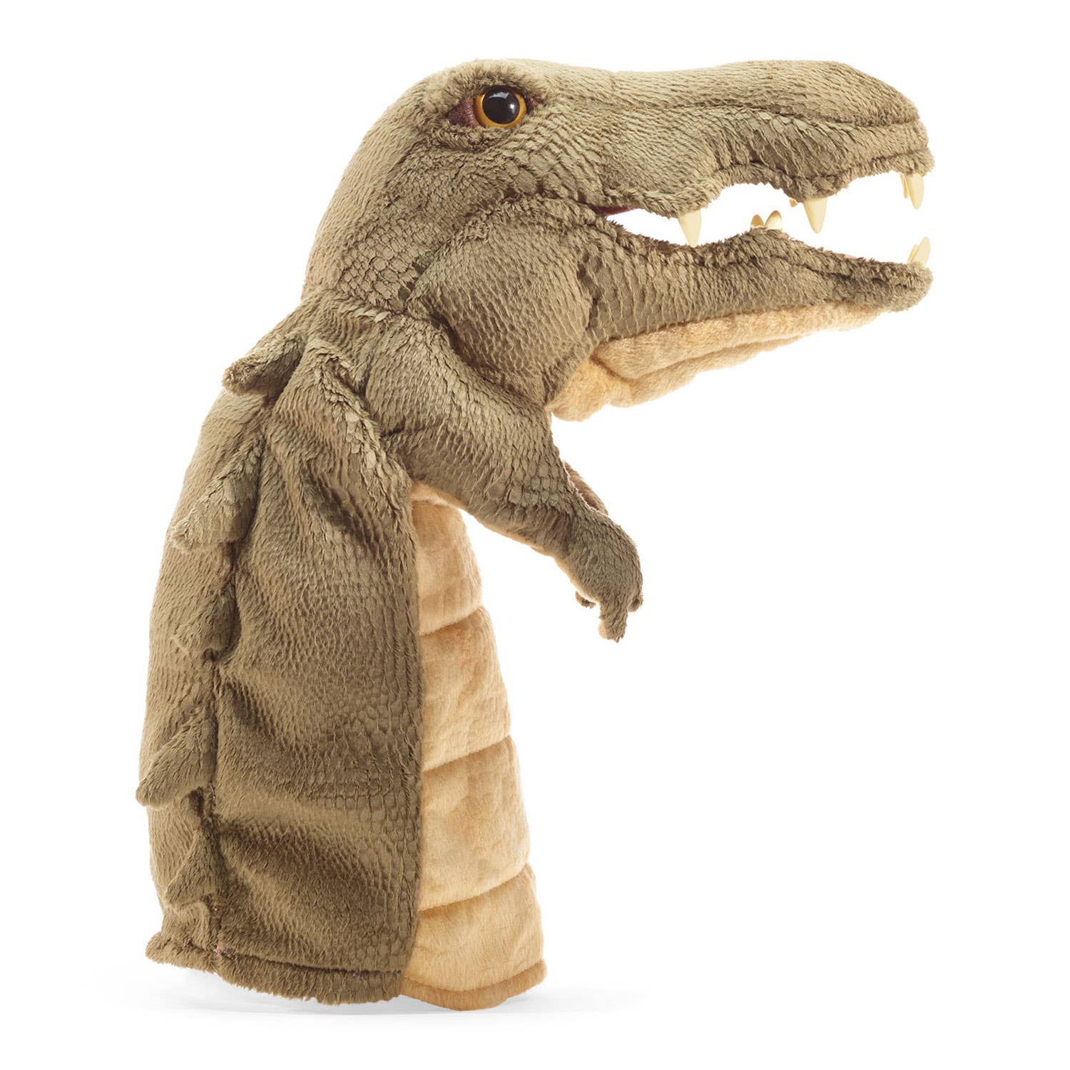 Marionnette à main Marionnette Crocodile Stage 3233, marionnette à main Folkmanis pour théâtre de marionnettes Folkmanis réaliste