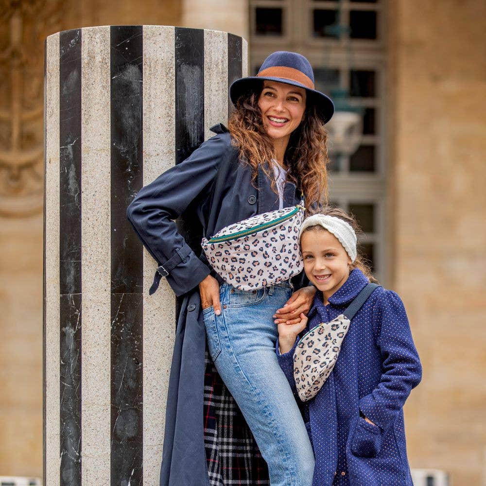 Sac banane à langer - All over Léopard