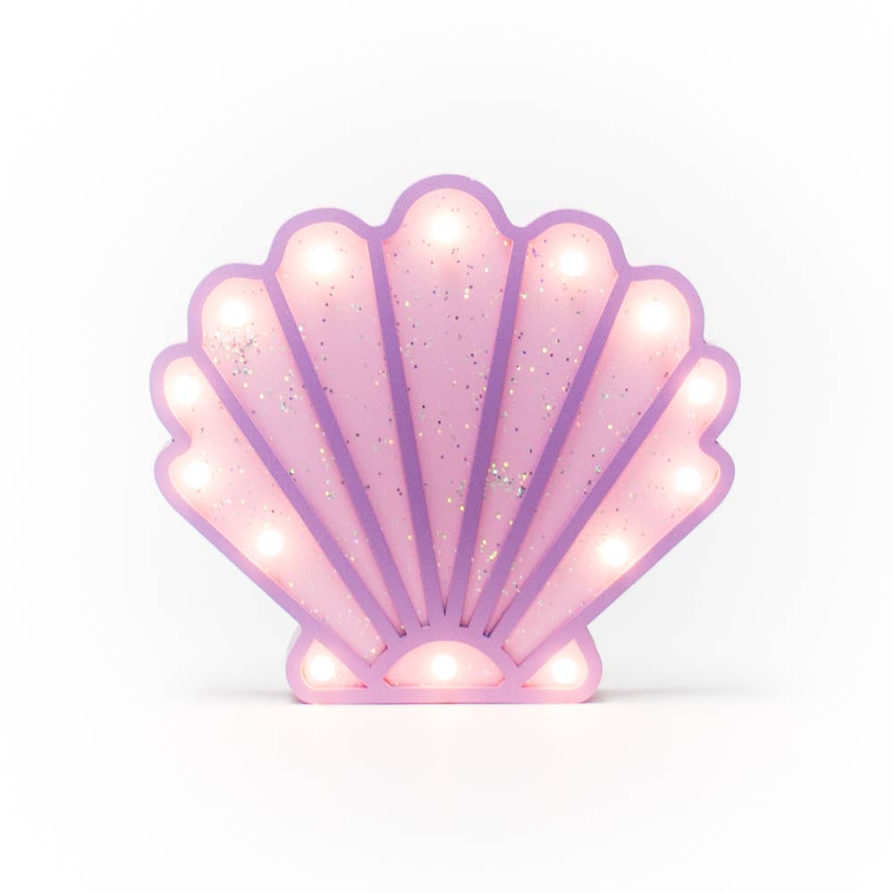 Figurines Lumineuses en Bois Sirène & Coquillage