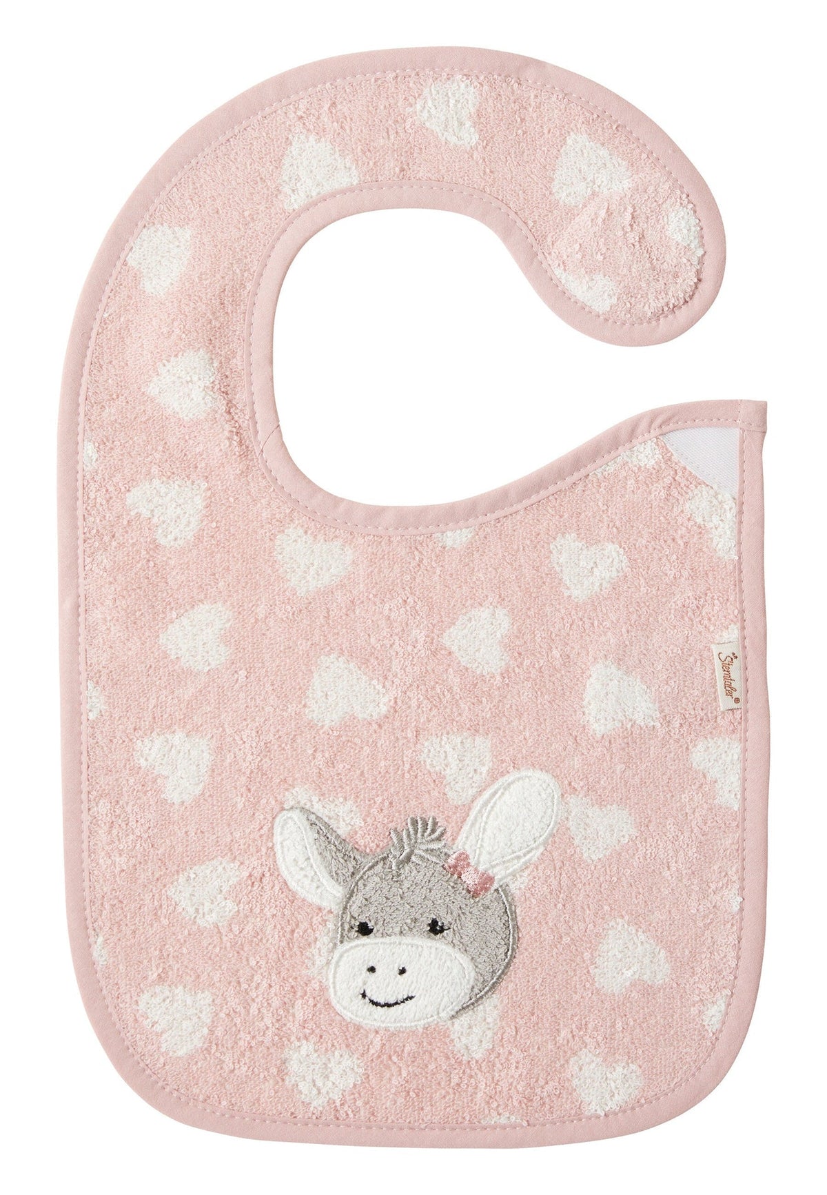 Bavoir Âne Emmi Girl éponge imperméable - rose – vue 2