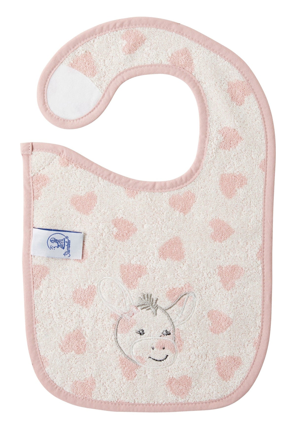 Bavoir Âne Emmi Girl éponge imperméable - rose – vue 3